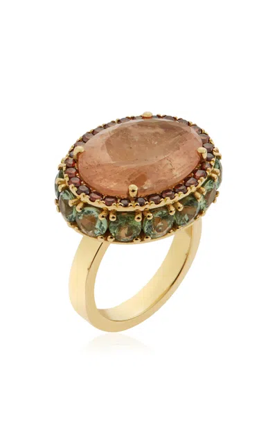 Ileana Makri 18k Yellow Gold Morganite Twilight Ring