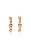 Ileana Makri 18k Yellow Gold Round Rivulet Hoops