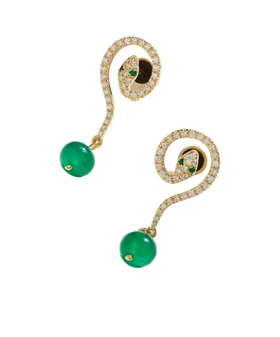 Ileana Makri 18-karat Gold Multi-stone Earrings