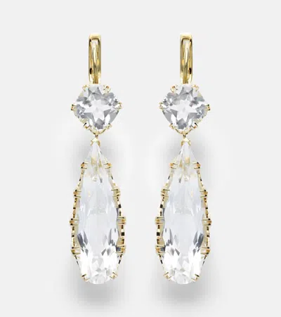 Ileana Makri 18kt Gold Earrings With White Topaz