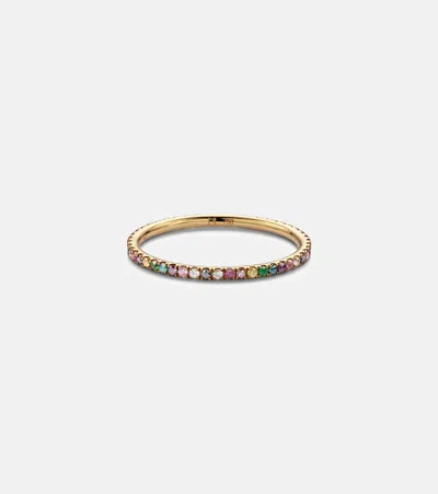 Ileana Makri 18kt Gold Ring With Gemstones