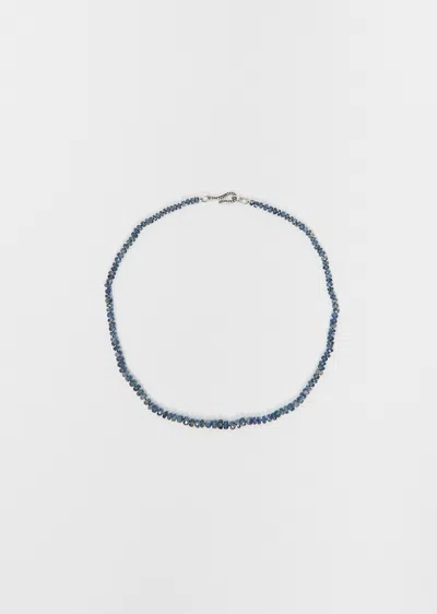 Ileana Makri Blue Kyanite Beaded Necklace, 42cm