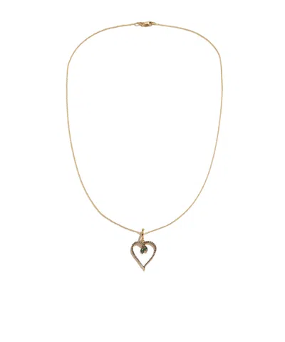 Ileana Makri Emerald Necklace In Gold