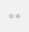 Ileana Makri Lavender 18kt White Gold Earrings With Diamonds In Silver