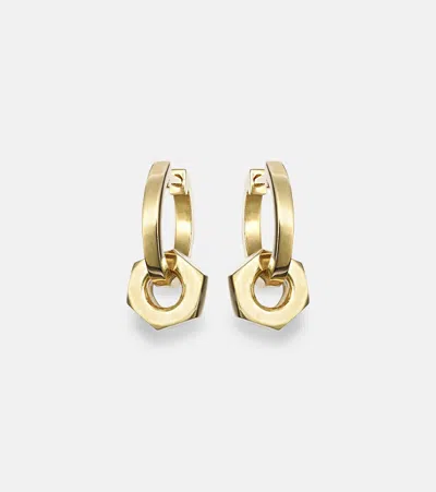Ileana Makri Nut 18kt Gold Earrings
