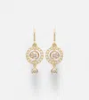 Ileana Makri Orbit 18kt Gold Drop Earrings With Diamonds