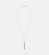 Ileana Makri Wrench Pendant Y 18kt Gold Necklace With Diamonds In Gold