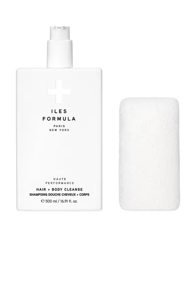 Iles Formula Hair + Body Cleanse With Body Sponge In N,a