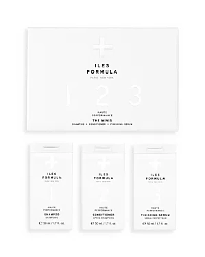 Iles Formula The Minis Cleanse + Repair + Protect Set In White