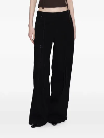 Ili Node Greer Drawstring Trousers In Black