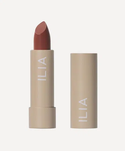 Ilia Colour Block Lipstick 4g Marsala In Transparent