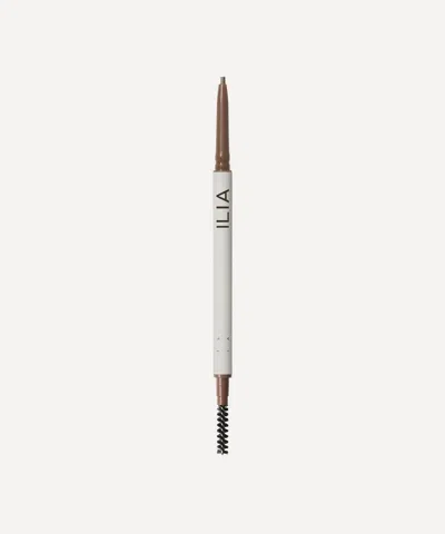 Ilia In Full Micro Tip Brow Pencil 0.09g Dark Blonde In Brown