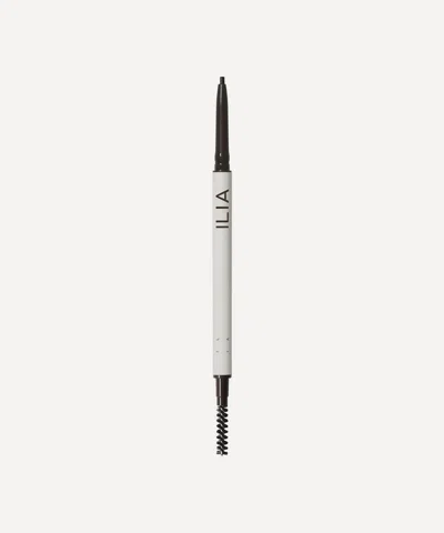 Ilia In Full Micro Tip Brow Pencil 0.09g Soft Black