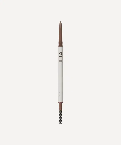 Ilia In Full Micro Tip Brow Pencil 0.09g Taupe In Brown