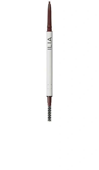 Ilia In Full Micro-tip Brow Pencil In Auburn Brown