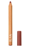 Ilia Lip Sketch Hydrating Lipstick + Lip Liner Crayon Genre 0.08 oz