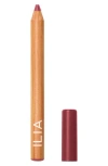 Ilia Lip Sketch Hydrating Lipstick + Lip Liner Crayon Rhyme 0.08 oz In Rhyme