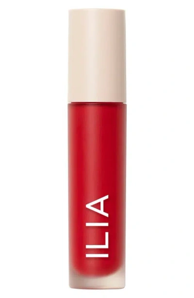 Ilia Overglaze Hydrating Lip Gloss In Red