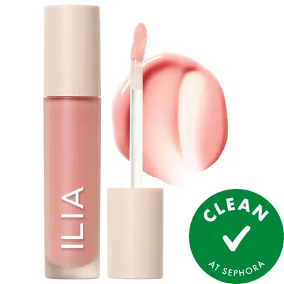 Ilia Overglaze Hydrating Lip Gloss For 24-hour Moisture Porcelain 0.16 Fl Oz/5 ml In Pink