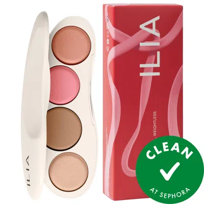 Ilia The Ethereal Baked Face Palette - Long-wear Bronzer, Highlighter & Blush Light