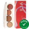Ilia The Ethereal Baked Face Palette - Long-wear Bronzer, Highlighter & Blush Medium In Medium