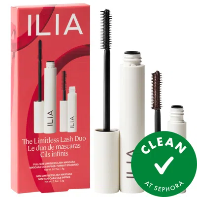 Ilia The Limitless Lash Duo - Black & Brown Mascara Gift Set 1.2 Oz/33.9 G