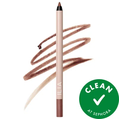 Ilia Thru Line Waterproof Eyeliner With Up To 24-hour Wear Flourish 0.04 Oz/1.1 G In Brown