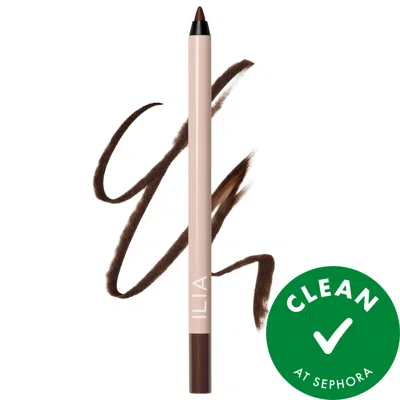 Ilia Thru Line Waterproof Eyeliner With Up To 24-hour Wear Serif 0.04 Oz/1.1 G In Brown