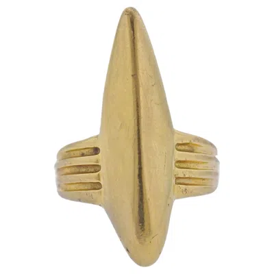 Pre-owned Ilias Lalaounis Lalaounis Greece 22k Gold Ring In Multi