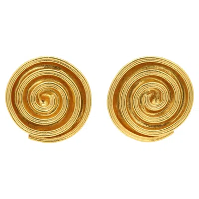 Pre-owned Ilias Lalaounis Lalaounis Treasure Of Persepolis Earrings 18k Gold Made In Greece 1970's In Multiple