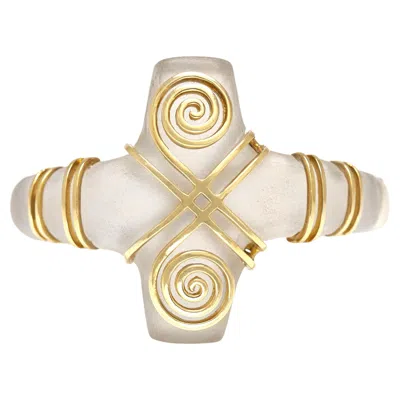 Pre-owned Ilias Lalaounis Vintage 1960s Lalaounis Crystal Bracelet In Multi