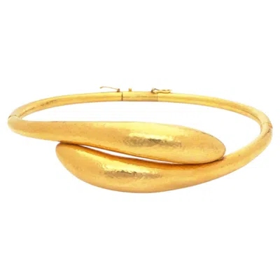 Pre-owned Ilias Lalaounis Vintage  18kt Gold Choker Necklace In Multi