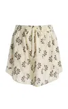 Ilio Nema Abas Printed Cotton-voile Mini Skirt In Multi