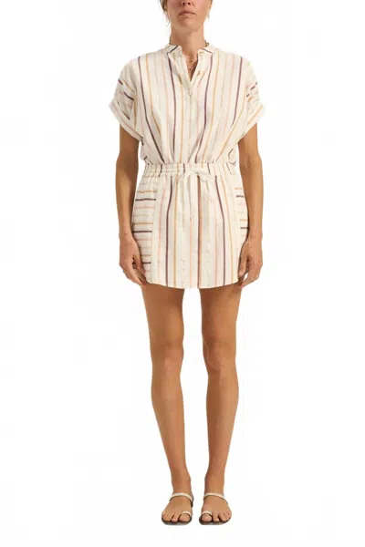 Ilio Nema Abas Skirt In Casablanca Stripe In White