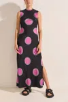 Ilio Nema Archer Dress In Kusama Dot In Multi