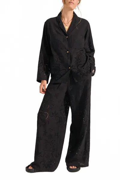 Ilio Nema Clio Wide Leg Pants In Black