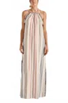 Ilio Nema Cora Maxi Dress In Byron Stripe In Neutral