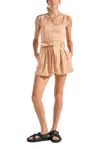 ILIO NEMA ORION SHORT IN CAMEL STRIPE
