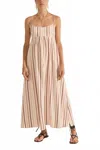 Ilio Nema Raven Dress In Patras Stripe In Neutral