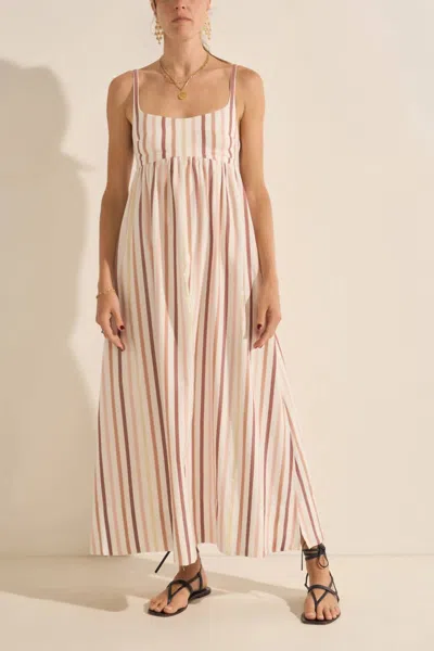 Ilio Nema Raven Maxi Dress In Patras Stripe In Multi