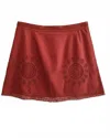 Ilio Nema Women's Pelope Skirt In Red In Red