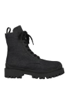Ilio Smeraldo Woman Ankle Boots Black Size 5 Textile Fibers In Black