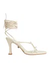Ilio Smeraldo Sandals In Beige