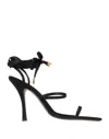 Ilio Smeraldo Toe Strap Sandals In Black