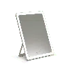 Ilios Lighting Sleek Adjustable Bright Led Slim Makeup Mirror In White