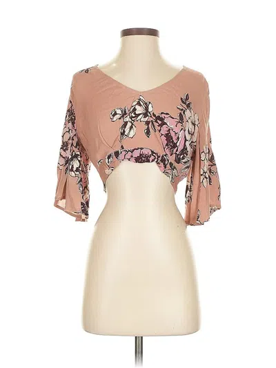 Pre-owned Illa Illa 3/4 Sleeve Blouse In Pink