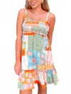 Illa Illa Arienzo Mini Dress In White Multi In Multi