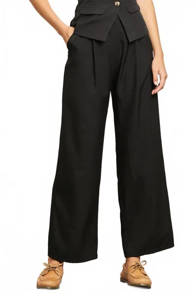 Illa Illa Bianca Wide Leg Pant In Black