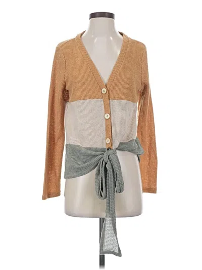 Pre-owned Illa Illa Cardigan Sweater In Tan
