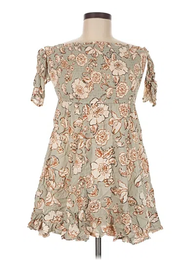 Pre-owned Illa Illa Casual Dress In Tan